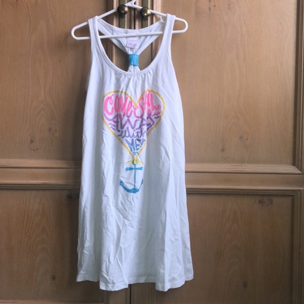 “Come sail away with me” white cover up